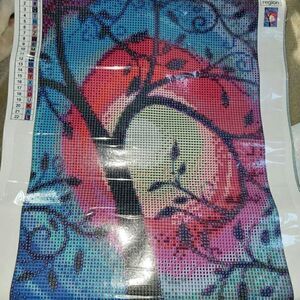 5D Diamond Painting Tree With Sun (PAD2)